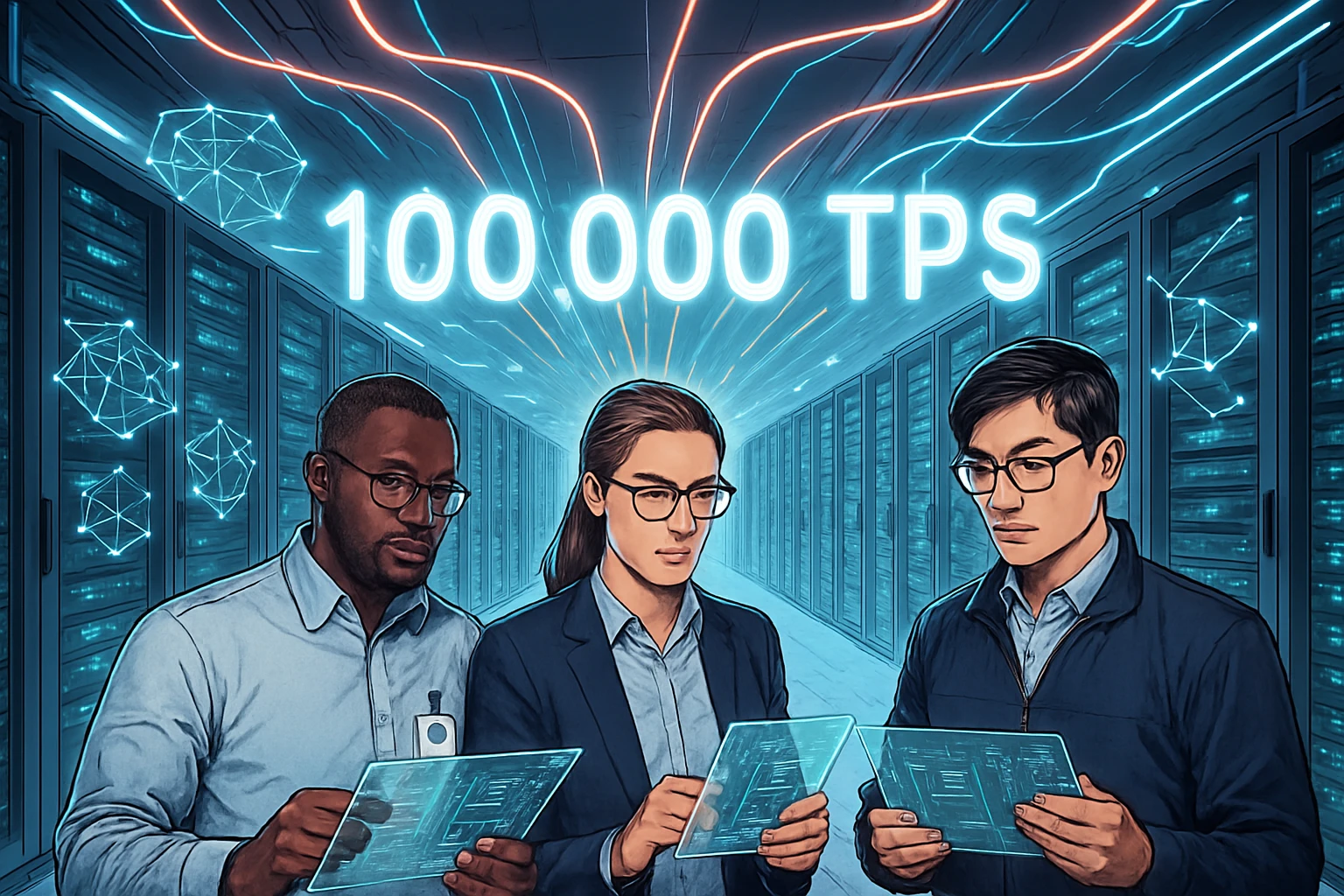 ¿Cuál es el punto de que Solana alcance los 100.000 TPS en condiciones ideales?